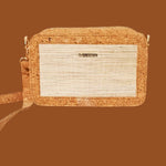 Banana Fiber & Cork Box Sling Bag