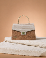 Banana Fiber and Cork Luxe Satchel