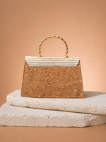 Banana Fiber and Cork Luxe Satchel