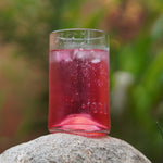 Upcycled Bacardi Rum Glass Set of 2