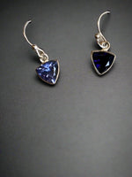 Iolite Silver Drop Earring