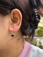 Iolite Silver Drop Earring