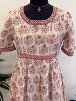 Bagh Floral Red Dress