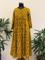 Yellow Bagh Printed Dress