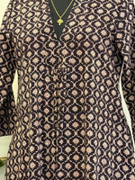 Bagh lotus floral print dress