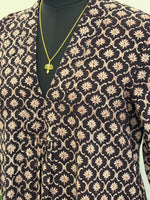 Bagh lotus floral print dress