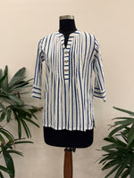 Blue & White striped shirt