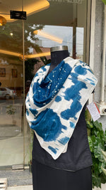 Cyanotype Scarves- Manmarziyan Collection