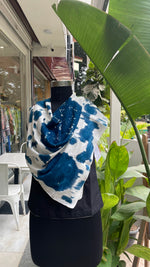 Cyanotype Scarves- Manmarziyan Collection