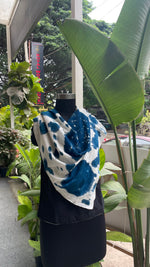 Cyanotype Scarves- Manmarziyan Collection