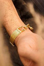 Stackable brass kadha men's