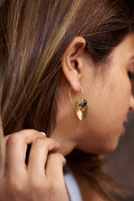 Autumn brass drops