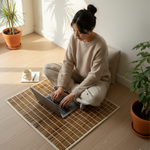 Raw Weave Banana Fiber Sitting Mat