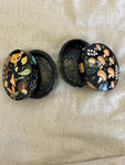 Paper mache box painted