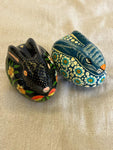Paper mache Rabbit box painted