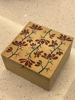 Mango wood box carved