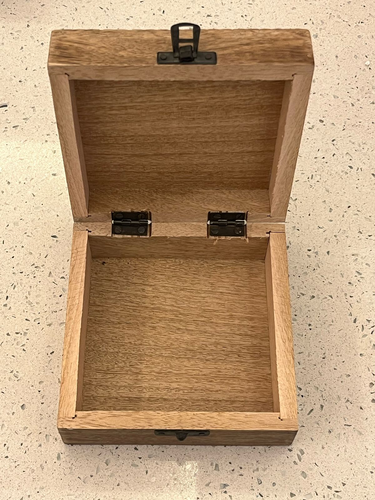 Mango wood box carved