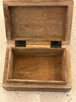Mango wood box carved