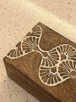 Mango wood box carved