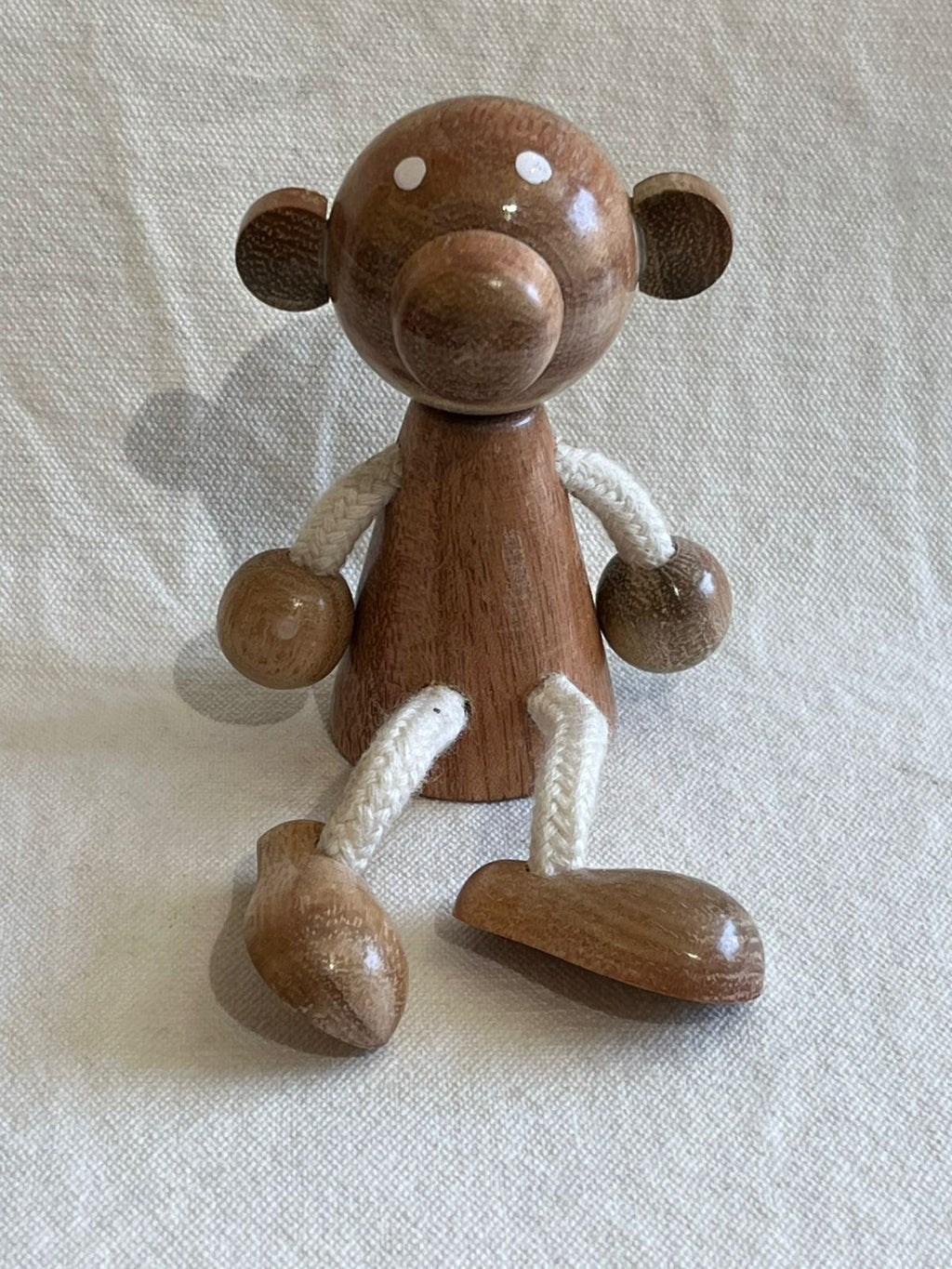 wooden natural and lac monkey