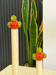 wooden napkin holder with bird