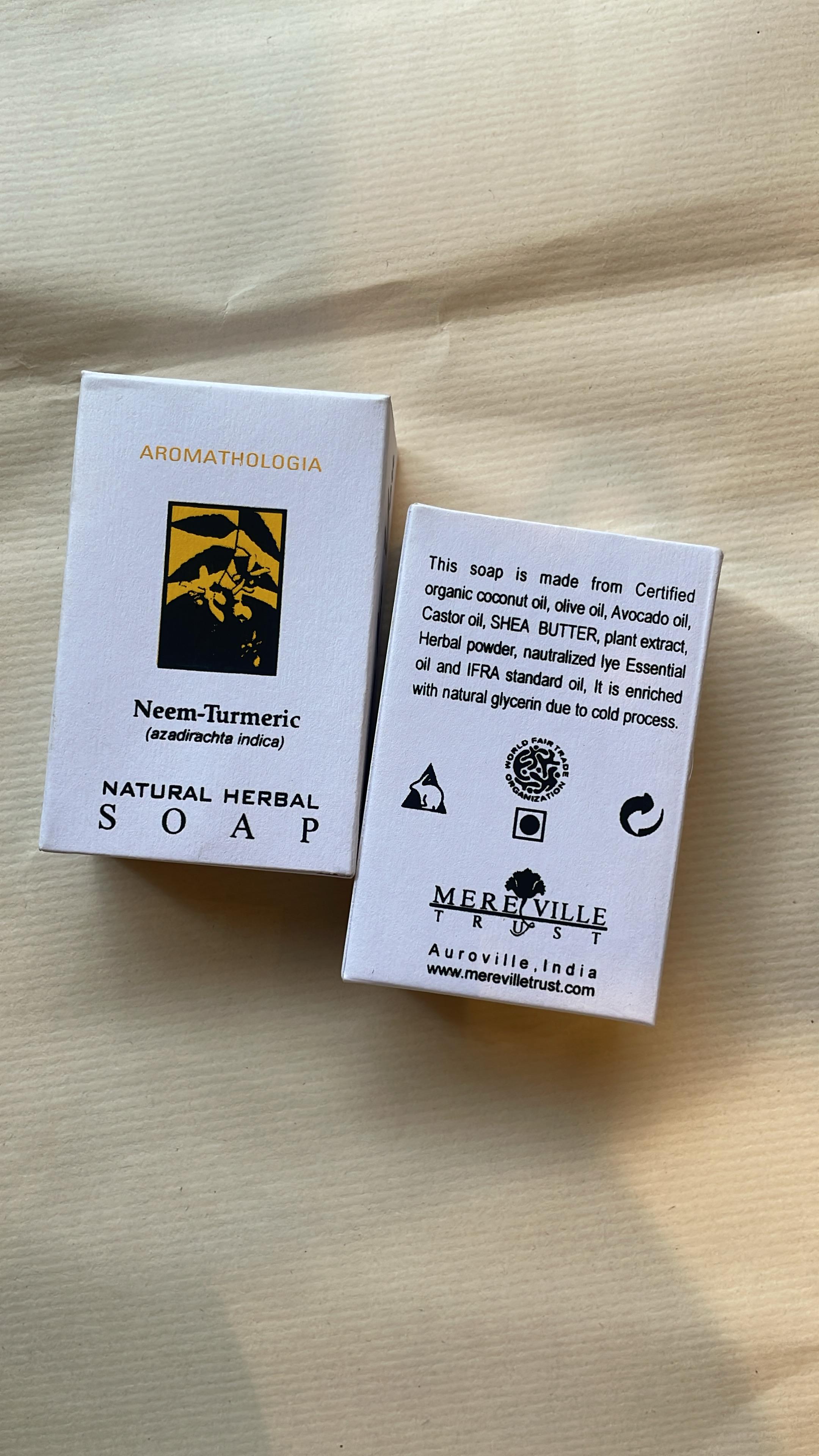 Natural handmade soap - Neem turmeric