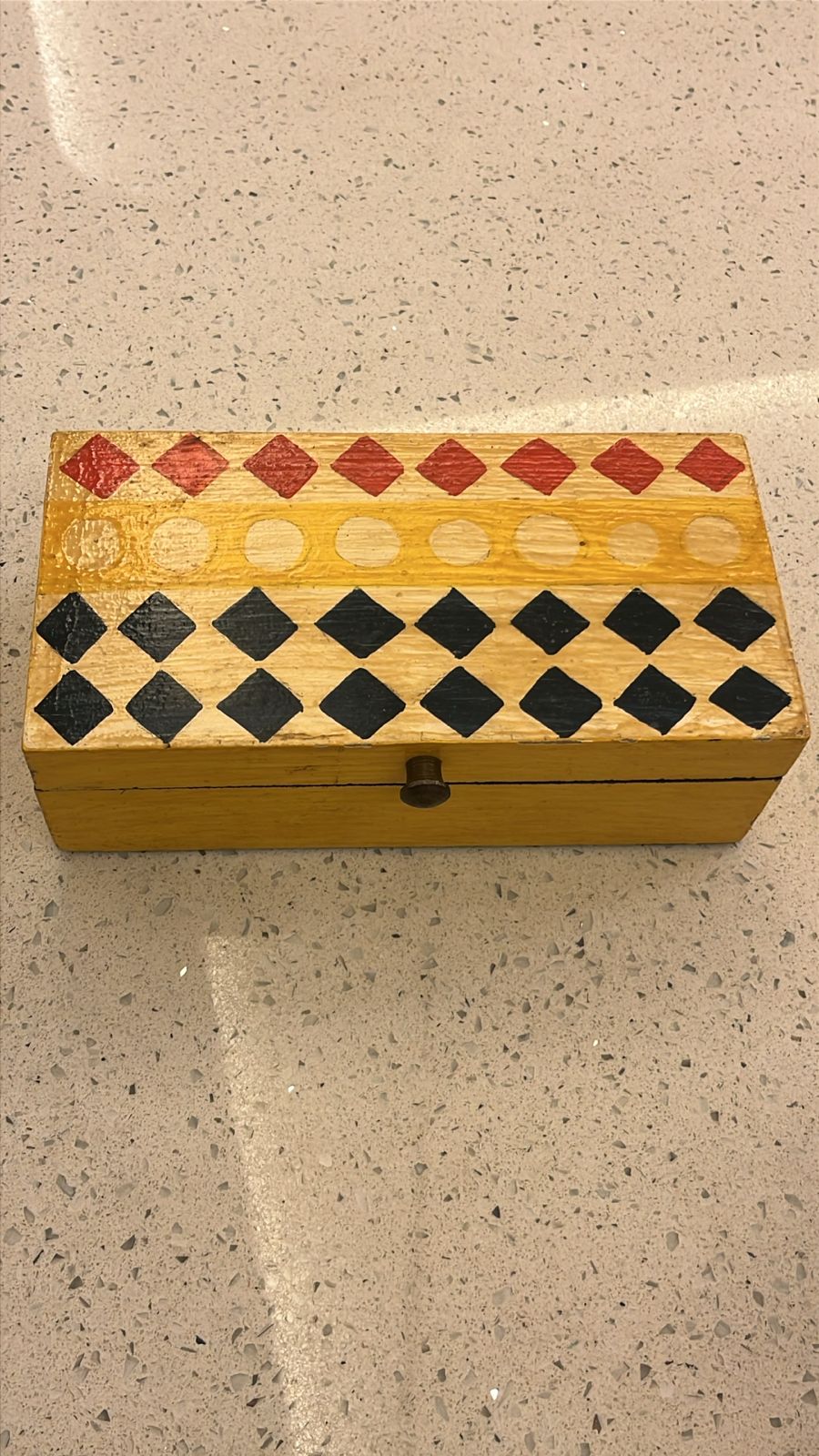 Mango wood box carved