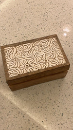Mango wood box carved