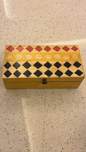 Mango wood box carved
