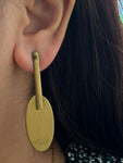 Brass earrings