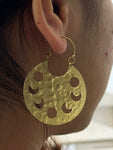Brass earrings
