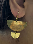 Brass earrings