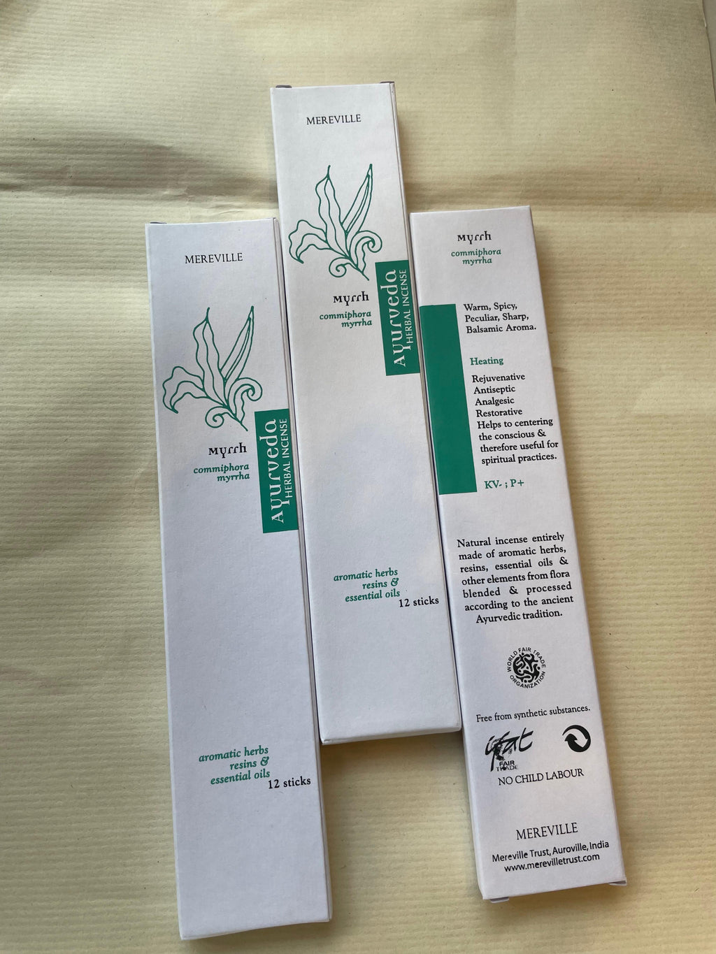 Ayurveda herbal incense stick- Myrrh