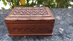 Carved Walnut Wood Box