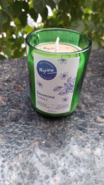 Upcycled Wine Bottle Candle