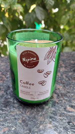 Upcycled Wine Bottle Candle