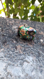 Paper Mache Elephant Key Chain