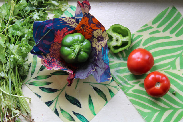 Beeswax food wrap set of 3