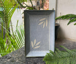 Celadon leaf trays - Rectangle