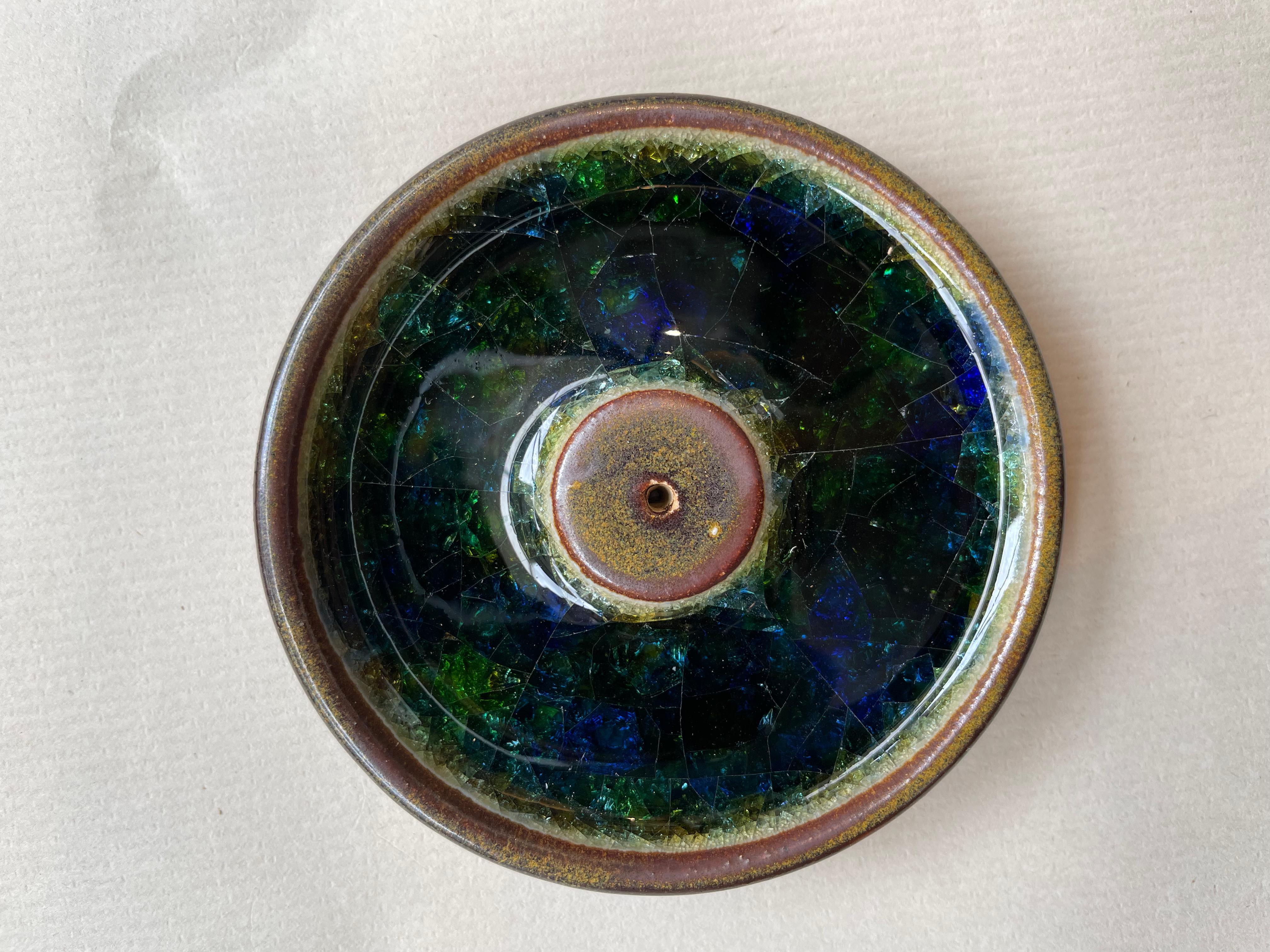 Ceramic Crystal Incense stick holder
