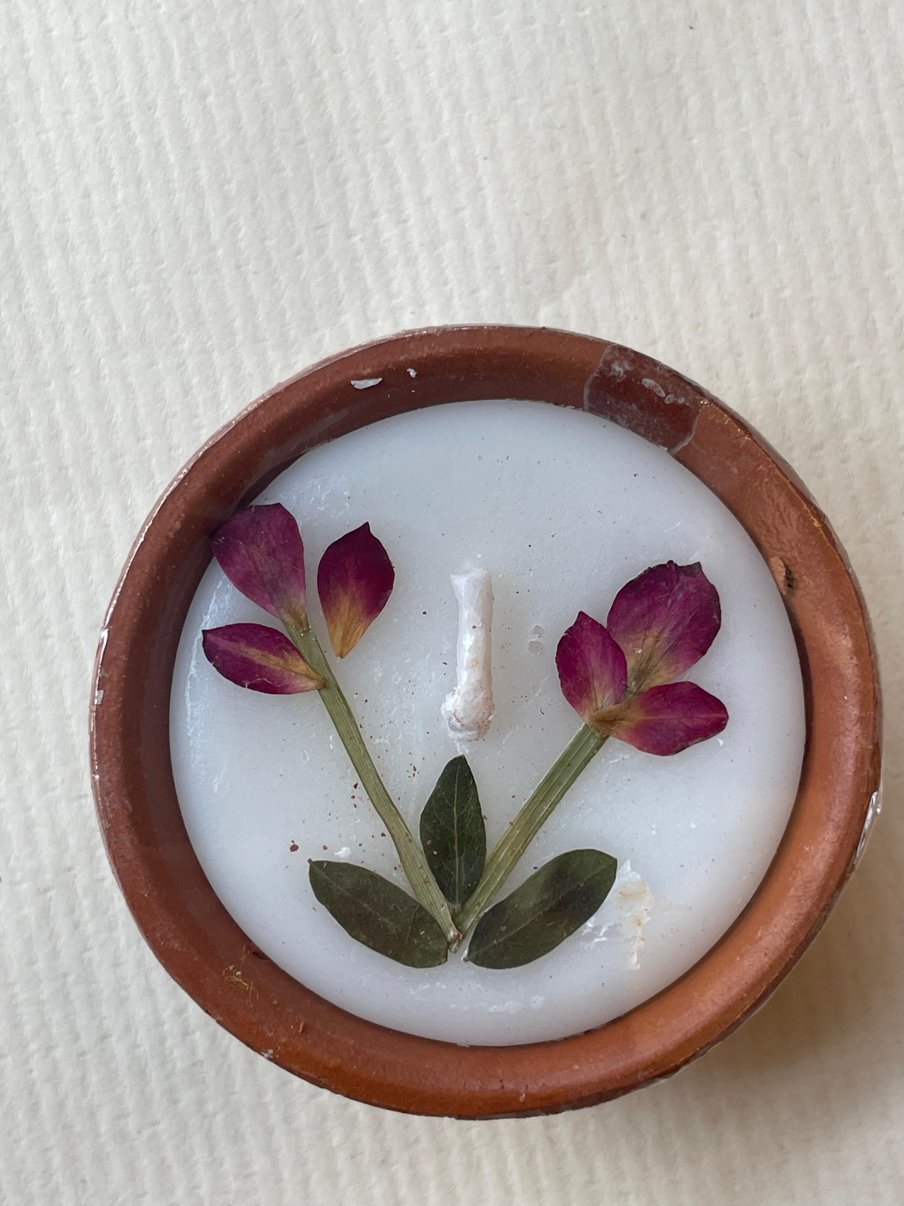 Terracotta Diya candle