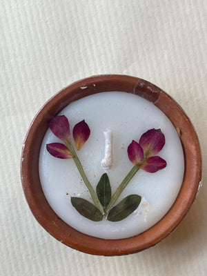 Terracotta Diya candle