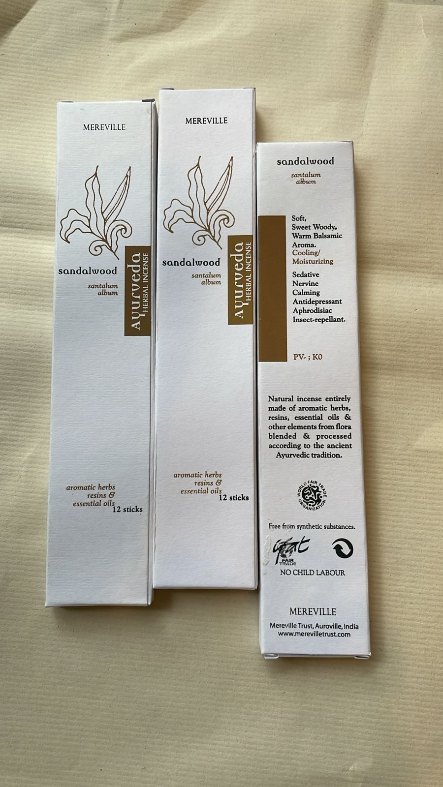 Ayurveda herbal incense stick- Sandal
