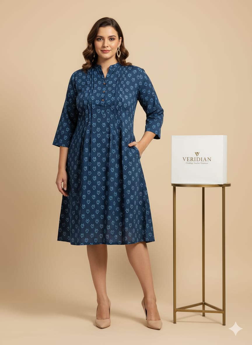 Crafted comfort dress