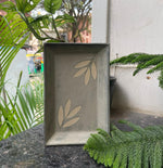 Celadon leaf trays - Rectangle