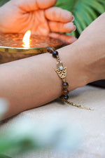 Tiger Eye Hamsa Healing Bracelet