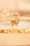 Star Fish adjustable brass ring