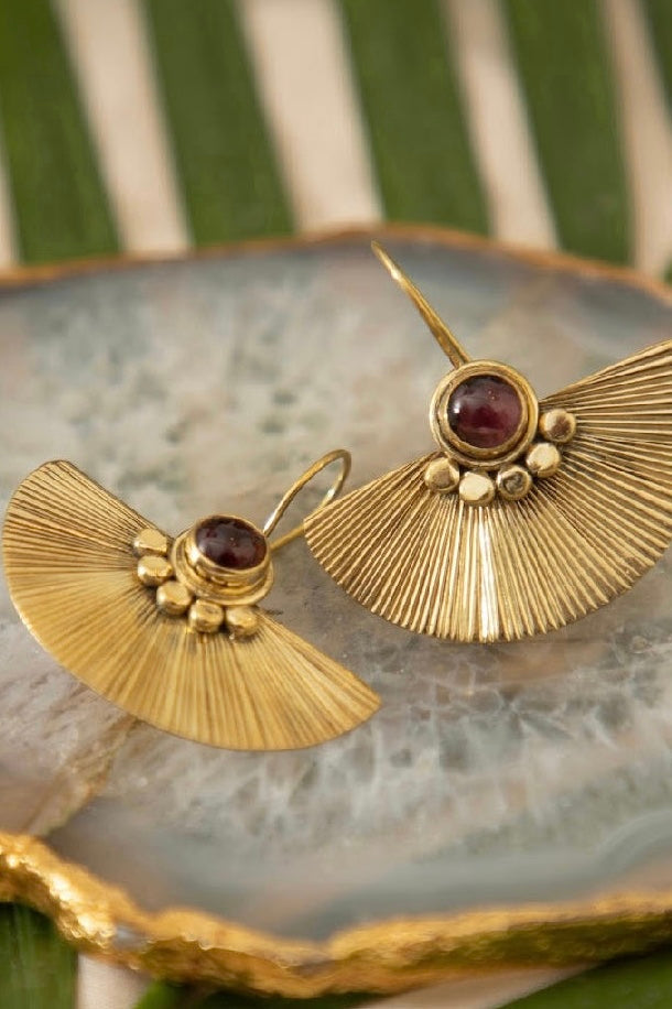 Autumn brass drops
