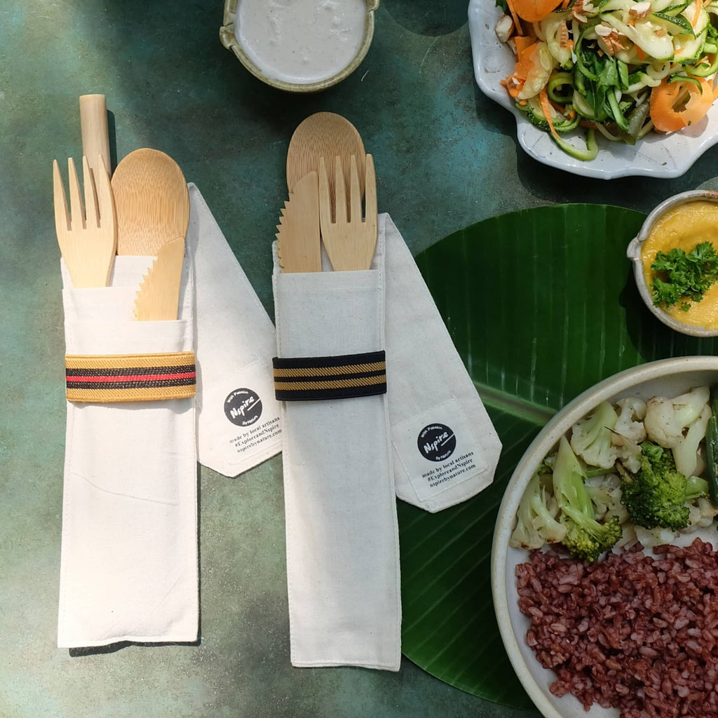 Sustainable travel cutlery kit