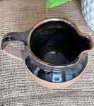 Brown and Black milk pot